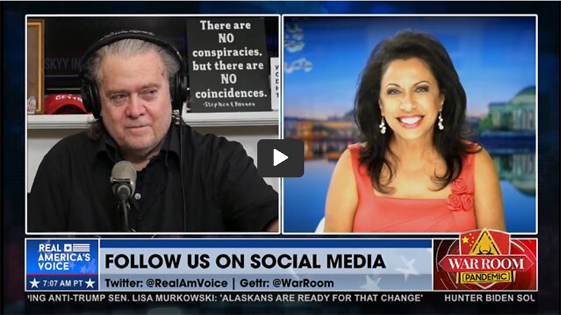 Brigitte Gabriel Joins Steve Bannon on WarRoom to Discuss Ketanji Brown Jackson