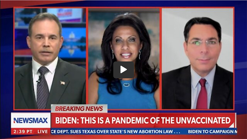 "This is unconstitutional!" Brigitte Gabriel's Live Reaction to Biden's OSHA Vaccine Mandates