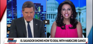 "US prisons are like spas for gangs" Brigitte Gabriel applauds El Salvador for crushing MS-13