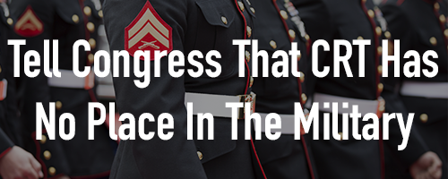 Tell the Senate Armed Services Committee that Critical Race Theory has no place in our military. Tell the Senate Armed Services Committee that Critical Race Theory has no place in our military.