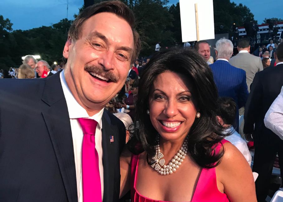 BRIGITTE WITH MIKE LINDELL