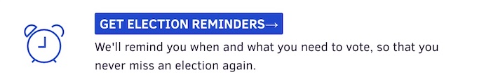 Election Reminders