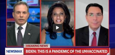 "This is unconstitutional!" Brigitte Gabriel's Live Reaction to Biden's OSHA Vaccine Mandates