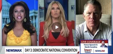 Brigitte Gabriel Joins Newsmax Panel 